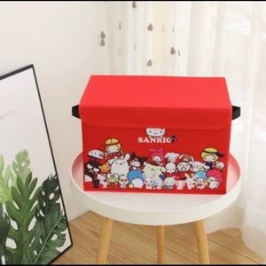 Red Hello Kitty Sanrio Friends Storage Bin